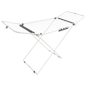 Varal de Chão Bari Aço - Suporta 20kg, Versátil e Compacto