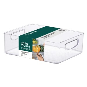 Organizador Diamond Cristal 25 x 20 x 8 cm Transparente